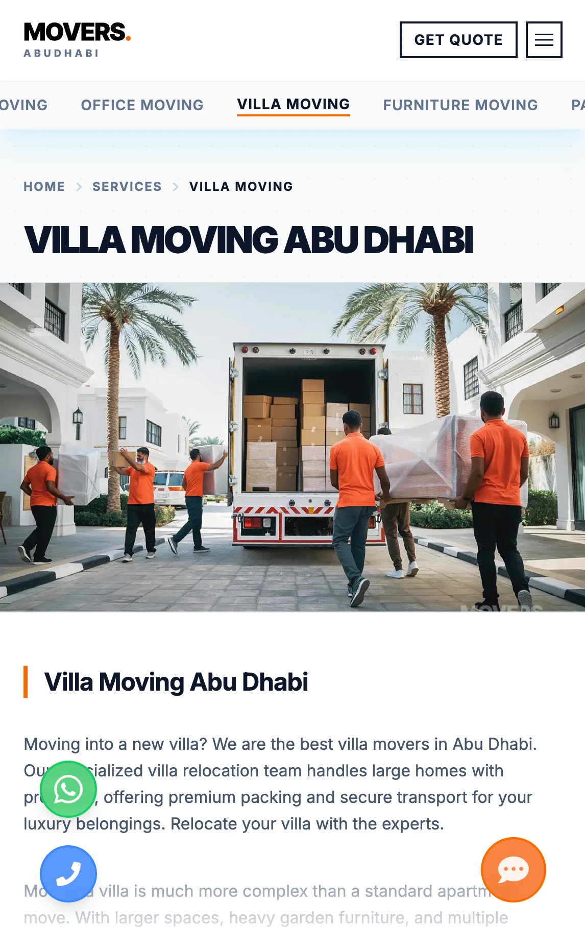 MOVERSABUDHABI.ORG | High-Converting Lead Gen - Slide 2